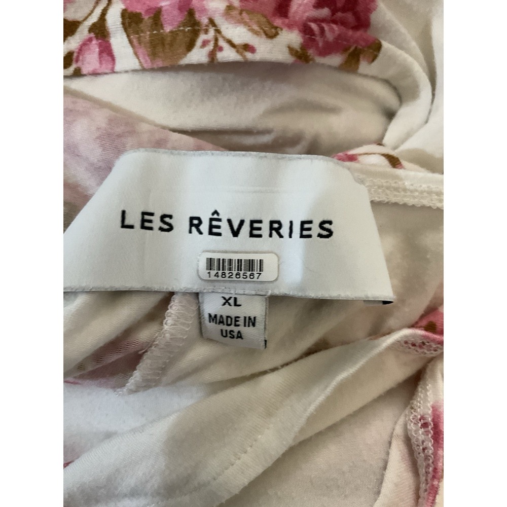 Les Reveries‎ Twist-Front Drape Floral Dress - Picture 5 of 9